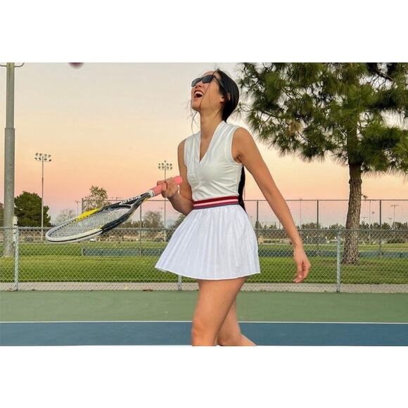 NEW Free People You Got Served white tennis dress set size large - Picture 2 of 9